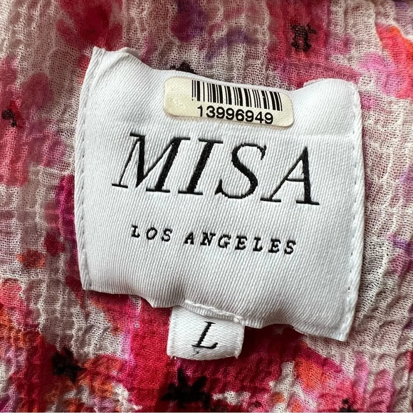 Misa sybil floral ruffle top 13585 - Picture 9 of 11